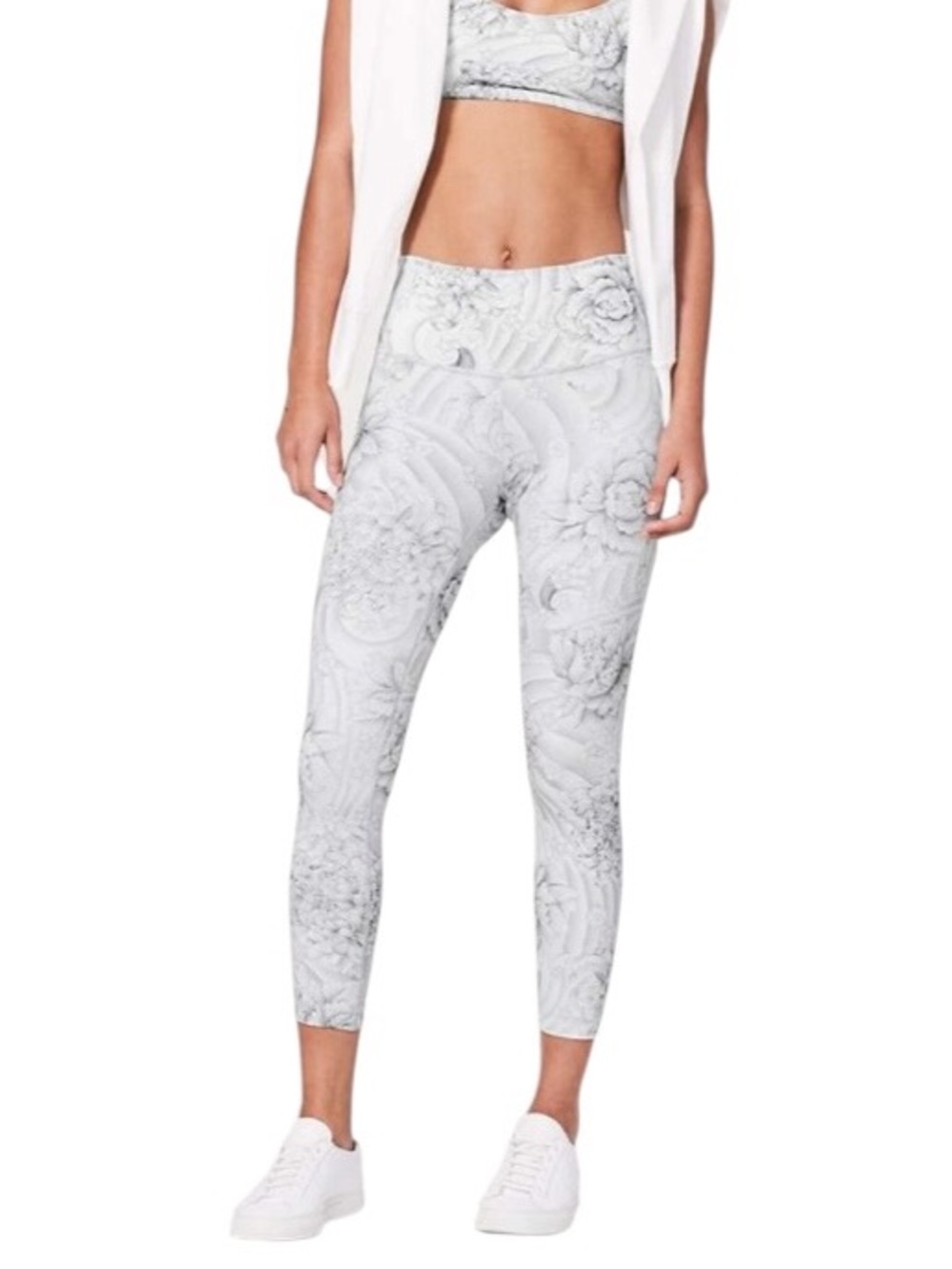 Lululemon Wunder Under Hi-Rise 7/8 Tight Twine White Multi